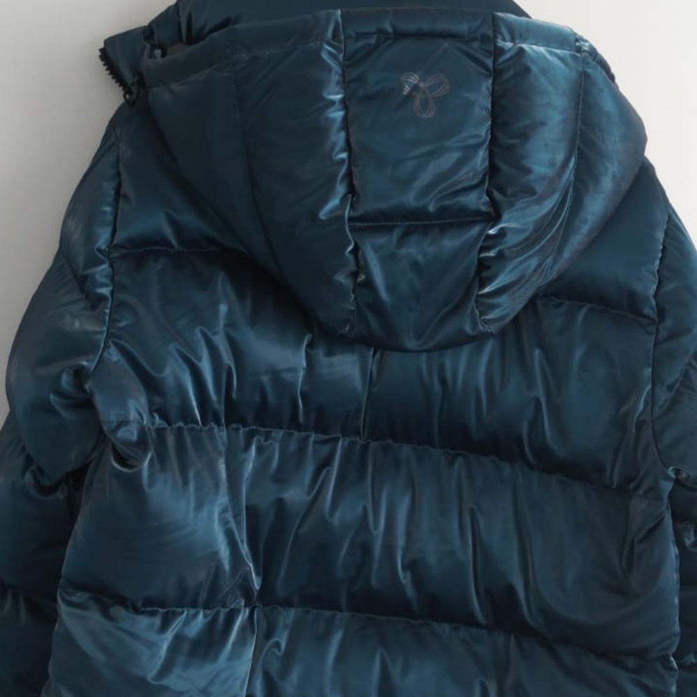 TNA Teal Puff Hooded Jacket - Picture 2 of 14